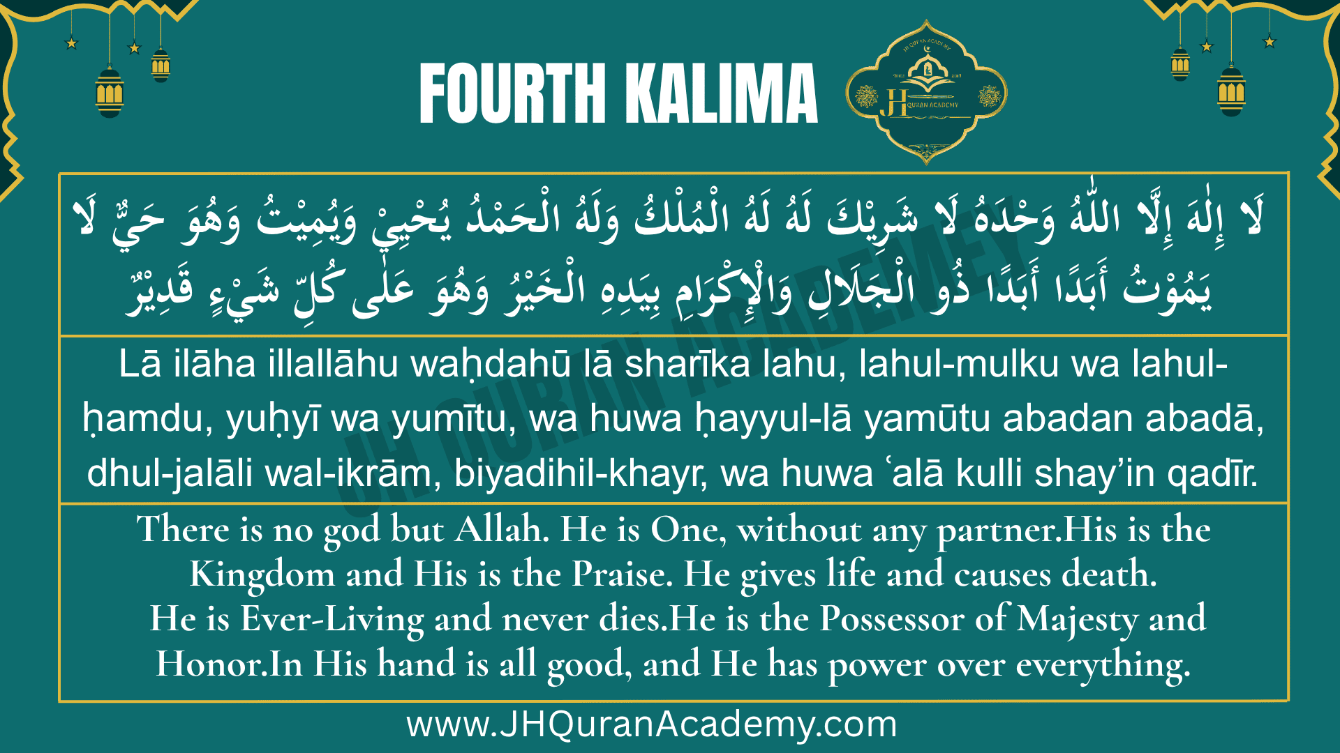 Fourth Kalima