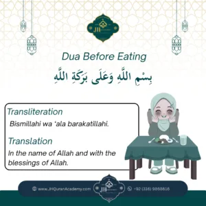 Dua Before Eating in Islam